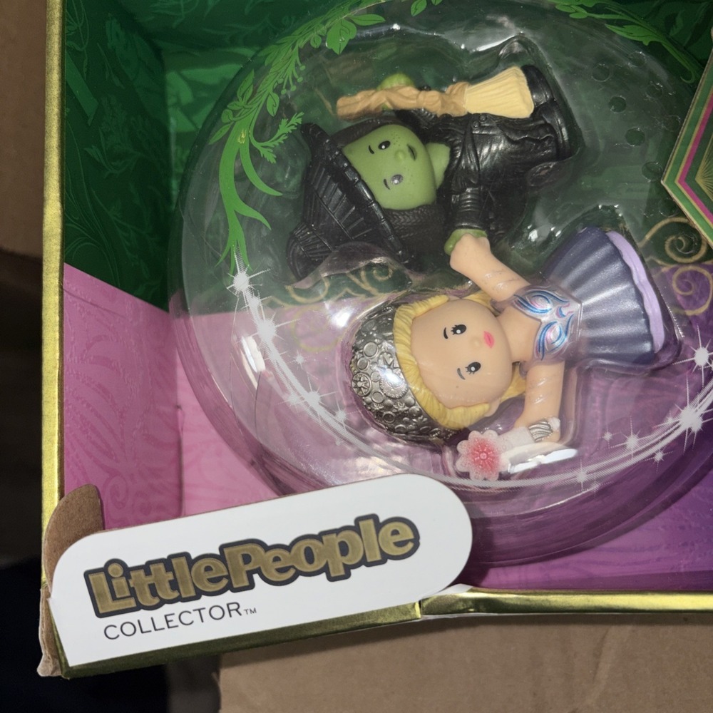 Fisher Price Little People Collector Wicked Set Sealed Box Glinda Elphaba NEW - Picture 10 of 10